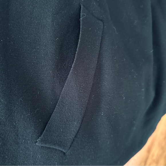 Soia & Kyo Black Slouch Coat Midweight Drape Jacket Size M - Picture 12 of 16